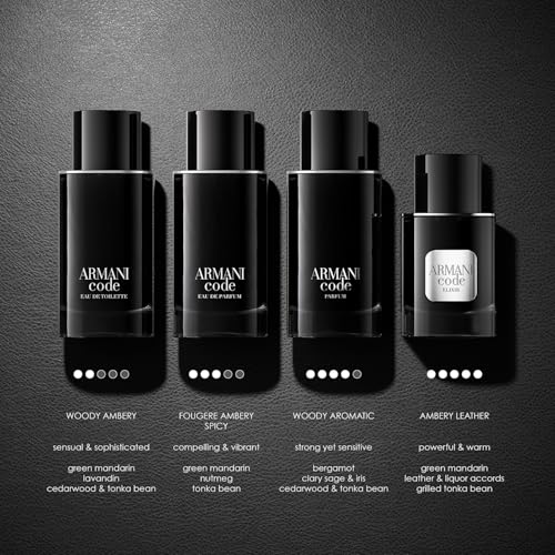 Armani Beauty Code Eau de Toilette - Woody Ambery Mens Cologne - 4.2 Fl Oz