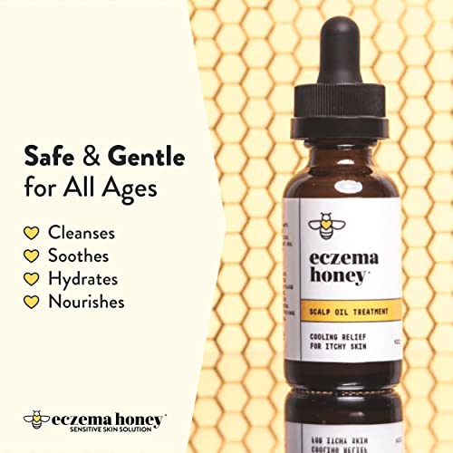 ECZEMA HONEY Soothing Scalp Oil, Daily Itchy Scalp Relief Serum (1 Oz)