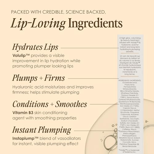 Grande Cosmetics GrandeLIPS Hydrating Lip Plumper Gloss, Clear