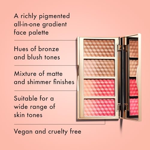 ICONIC LONDON Get Cheeky Face Powder Palette | 4 Matte & Shimmer Shades