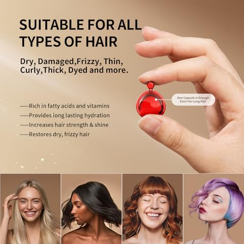 Hair Oil Hair Vitamins A C E Pro B5 Hair Treatment Serum 50 Capsules