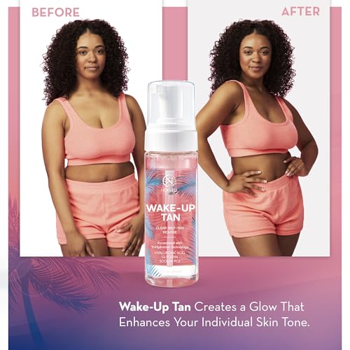Norvell Wake-Up Tan Clear Water Mousse, Overnight Self Tanner - 5.5 oz