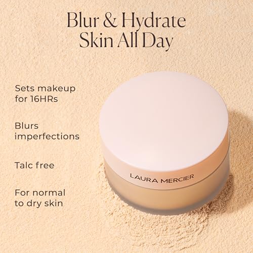 Laura Mercier Translucent Loose Talc-Free Setting Powder Ultra-Blur, Fair to Medium Skin Tones, Translucent