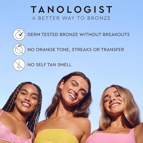 Tanologist Sunless Self-Tan Set – Medium Tanning Mousse with “No Fake Tan Smell” or Orange Tone + Double-Sided, Water-Resistant Self-Tanning Mitt for Streak-Free Application