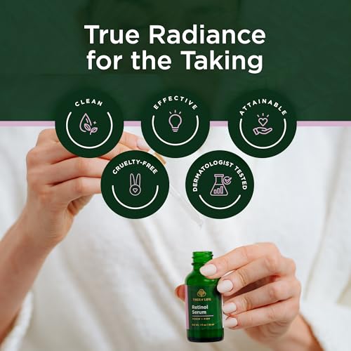 Tree of Life Retinol Serum for Face, Anti Aging Face Oil, 2 Fl Oz