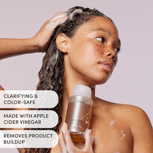 OUAI Detox Shampoo - Clarifying Shampoo for Build Up (10 Fl Oz)