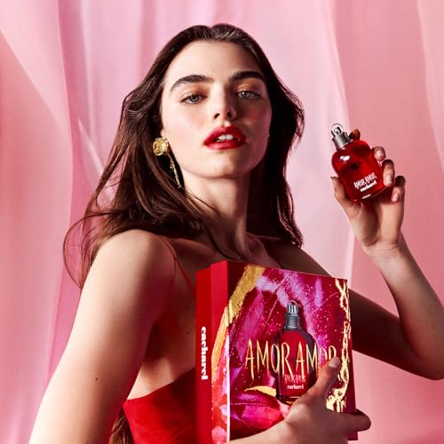 Cacharel Amor Amor Eau de Toilette for Women - Fruity Perfume Scent with Notes of Vanilla, Musks Accord, Blackcurrant & Lily Accords, Romantic and Passionate Long Lasting Fragrance, 1.0 Fl. Oz.