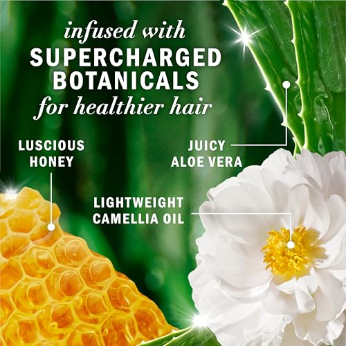 Herbal Essences Honey Daily Moisture Conditioner, Protects and Nourishes Dry Hair, Hydrating Conditioner with Certified Camellia Oil and Aloe Vera, Moisturizing and Safe For All Hair Types, 33.8oz