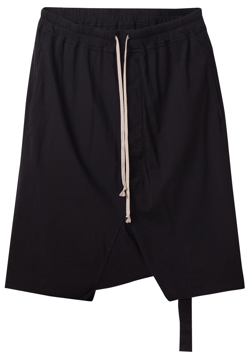 Rick Owens, Pre-loved Drawstring Pod Shorts, Large, Black
