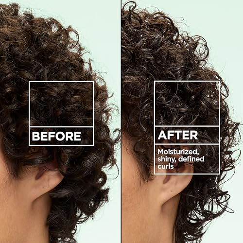 Garnier Fructis Curl Shine Conditioning Hair Gel, Frizz Control for Curly, Wavy, and Coily Hair, Extra Strong Hold for Up to 48 HRs of Bouncy, Moisturized Curls, 5.1 Fl Oz (Packaging May Vary)