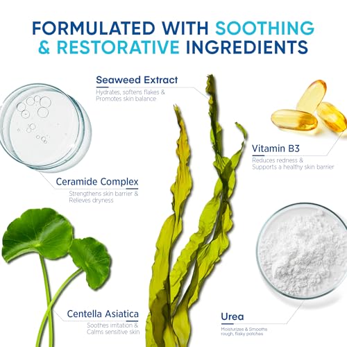 Roycederm Seborrheic & Psoriasis Calming Serum: Clinically Inspired Care for Itch, Dryness, Redness & Flaking - Seborrheic Dermatitis & Psoriasis Scalp Treatment Suitable for Scalp, Face & Body