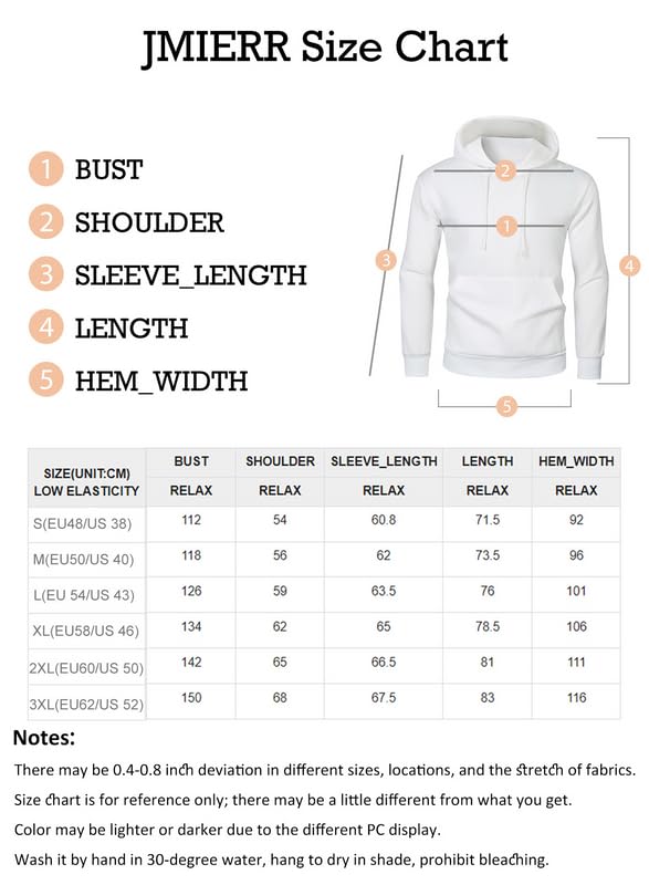 JMIERR Men's Sweatshirt Mens Fall Vintage Drawstring Hoodies Sweatshirts for Men Long Sleeve Hooded Pullover with Pockets Collar Fleece Casual Basic Simple Winter Shirts, US50(2XL), A Khaki