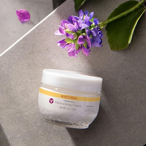 Burt's Bees Renewal Firming Face Cream, Anti-Aging Retinol Alternative, Mothers Day Gifts for Mom, Moisturizing Natural Origin Skin Care, 1.8 Ounce (Packaging May Vary)
