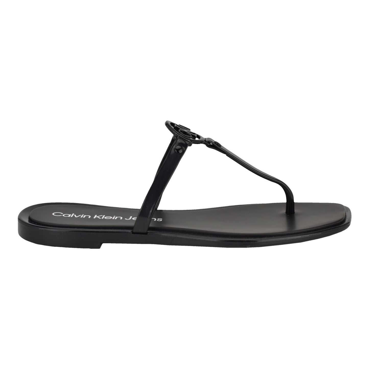 Calvin Klein Women's Edhen Sandal, Black 001, 8