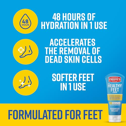 O'Keeffe's Healthy Feet Intense Renewal Cream, 3 oz Tube, 1-Pack