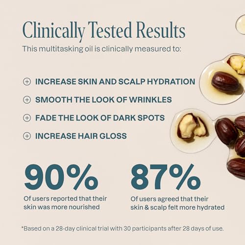 Cliganic Organic Jojoba Oil, 100% Pure (8oz) | Moisturizing for Face, Hair, Skin & Nails | Natural Cold Pressed Hexane Free | Base Carrier Oil