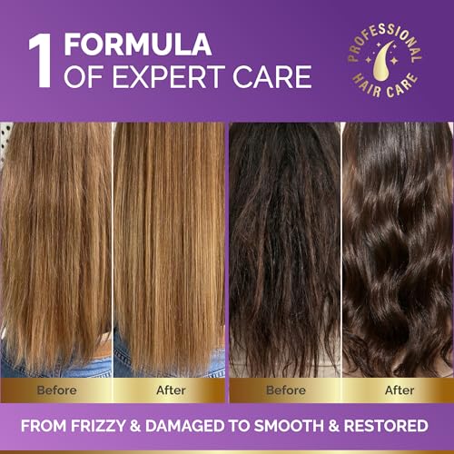 Hydrating Hair Mask for Dry, Damaged & Curly Hair – Keratin Treatment, 10oz