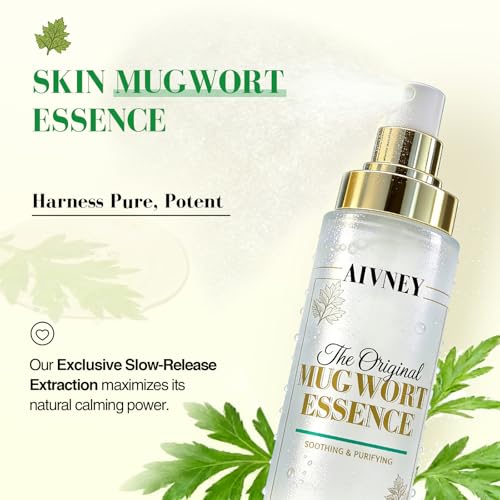 AIVNEY Mugwort Essence Toner Face Spray - Soothing Artemisia Extract Facial Mist - Calms Redness & Irritation - Sensitive Skin Clean Beauty, 200ml