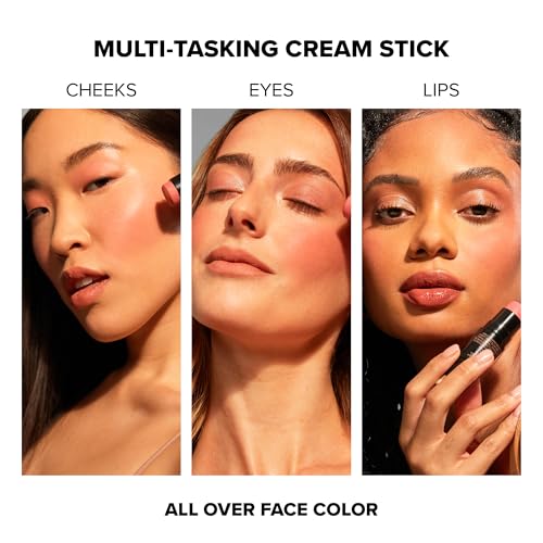 Nudestix Sunkissed Blush & Bronze 3-Piece Mini Kit – Matte Cream Makeup Sticks for Cheeks, Eyes & Lips | Includes Sunkissed Shade, Travel-Friendly & Vegan | Limited Edition Glow Set