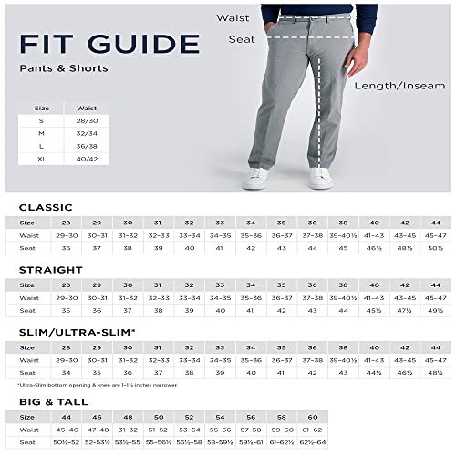 Haggar mens Premium Comfort Stretch Slim Fit Dress Pants, Grey, 29W x 30L US