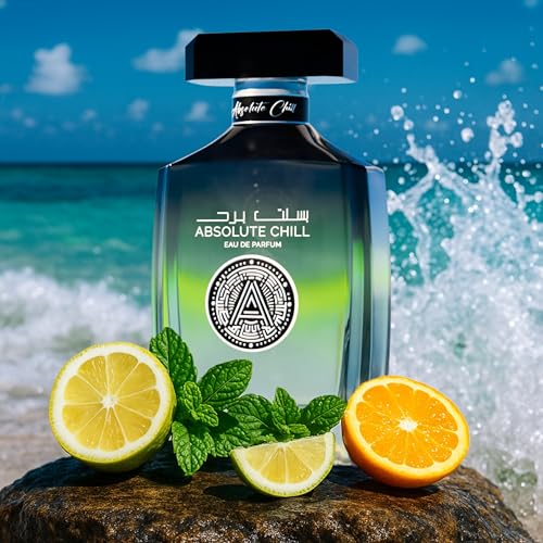 Atralia Absolute Chill 100ml EDP – Citrus Mint Perfume for Men & Women | Green Lemon, Mint, Orange, Blackcurrant | Summer Fresh Long-Lasting Fragrance