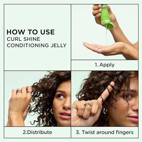 Garnier Fructis Curl Shine Conditioning Hair Gel, Frizz Control for Curly, Wavy, and Coily Hair, Extra Strong Hold for Up to 48 HRs of Bouncy, Moisturized Curls, 5.1 Fl Oz (Packaging May Vary)