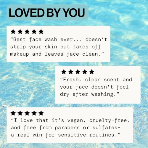 Pacifica Beauty Sea Foam Face Wash, Daily Gentle Foaming Cleanser, With Coconut Water + Sea Algae, Removes Makeup, For Combination and Oily Skin, Vegan & Cruelty Free