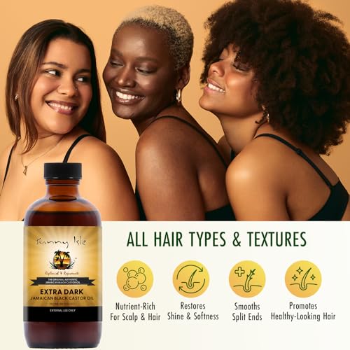 Sunny Isle Extra Dark Jamaican Black Castor Oil 4oz, Richer Thicker JBCO