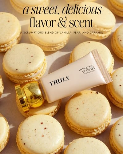 Truly Beauty Vanilla Baby Hydrating Lip Gloss | Sheer Nude Beige Tint