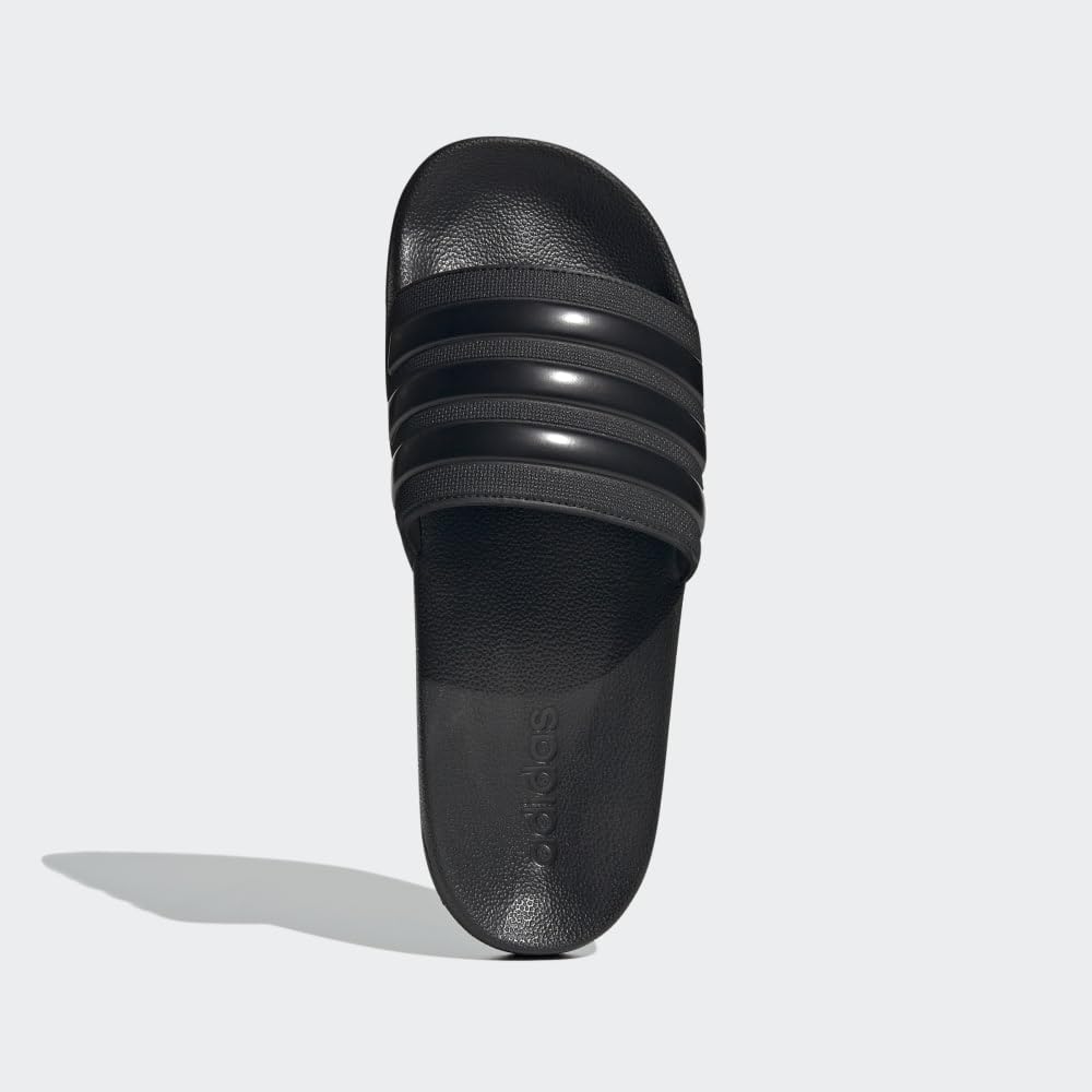 adidas Unisex Shower Slide Sandal, Core Black/Core Black/Core Black, 9 US Men