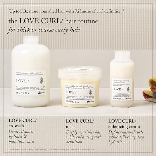 Davines LOVE CURL/Mask Nourishing Treatment for Wavy Curly Hair 8.5 Fl Oz