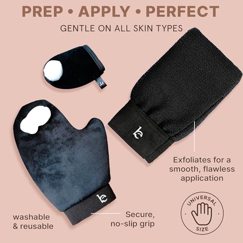 Self Tanner with Tanning Mitt - USA Made Sunless Self Tanning Lotion