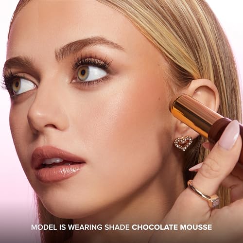 Too Faced Chocolate Soleil Melting Bronzing & Sculpting Stick | Multi-Use, Contour + Cream Bronzer Stick | Lightweight, Satin-Finish with Buildable Coverage, 0.28 Ounce, 0.28 Ounce, Chocolate Mousse