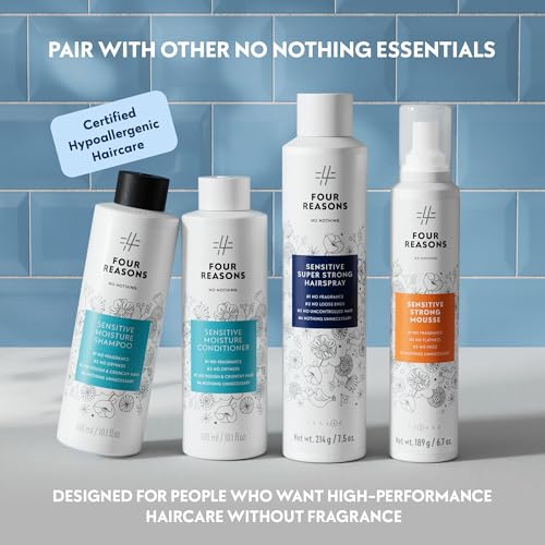 No nothing Heat Protection Spray for Hair – Fragrance Free, Travel Size