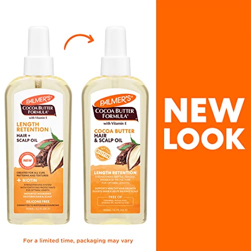 Palmer's Cocoa Butter & Biotin Length Retention Hair and Scalp Oil (5.1 Oz)