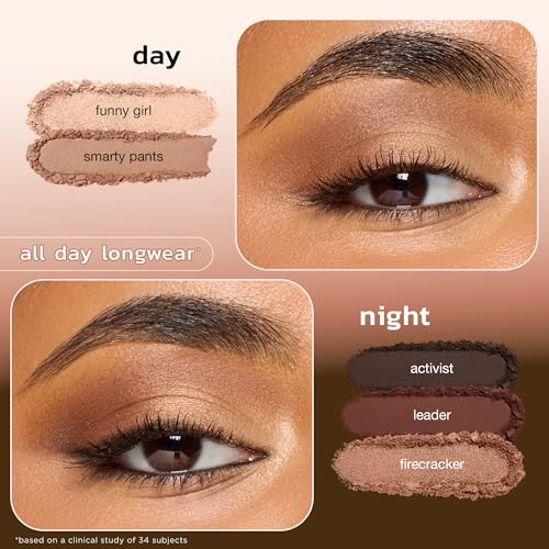 tarte tartelette in bloom Amazonian clay palette – Full-Size Eyeshadow Palette with Neutral Matte & Shimmer Finish, Longwear Buildable Makeup, Vegan & Cruelty-Free