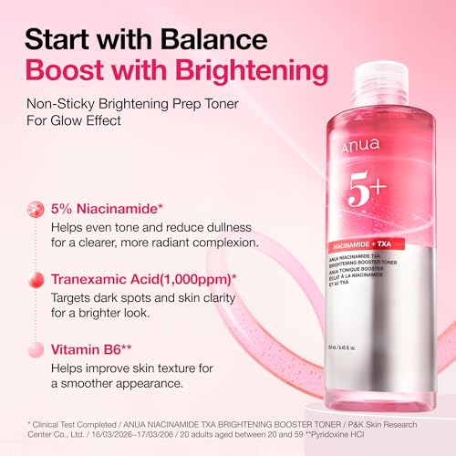 Anua Niacinamide Tranexamic Acid Brightening Booster Toner, 8.45 fl oz