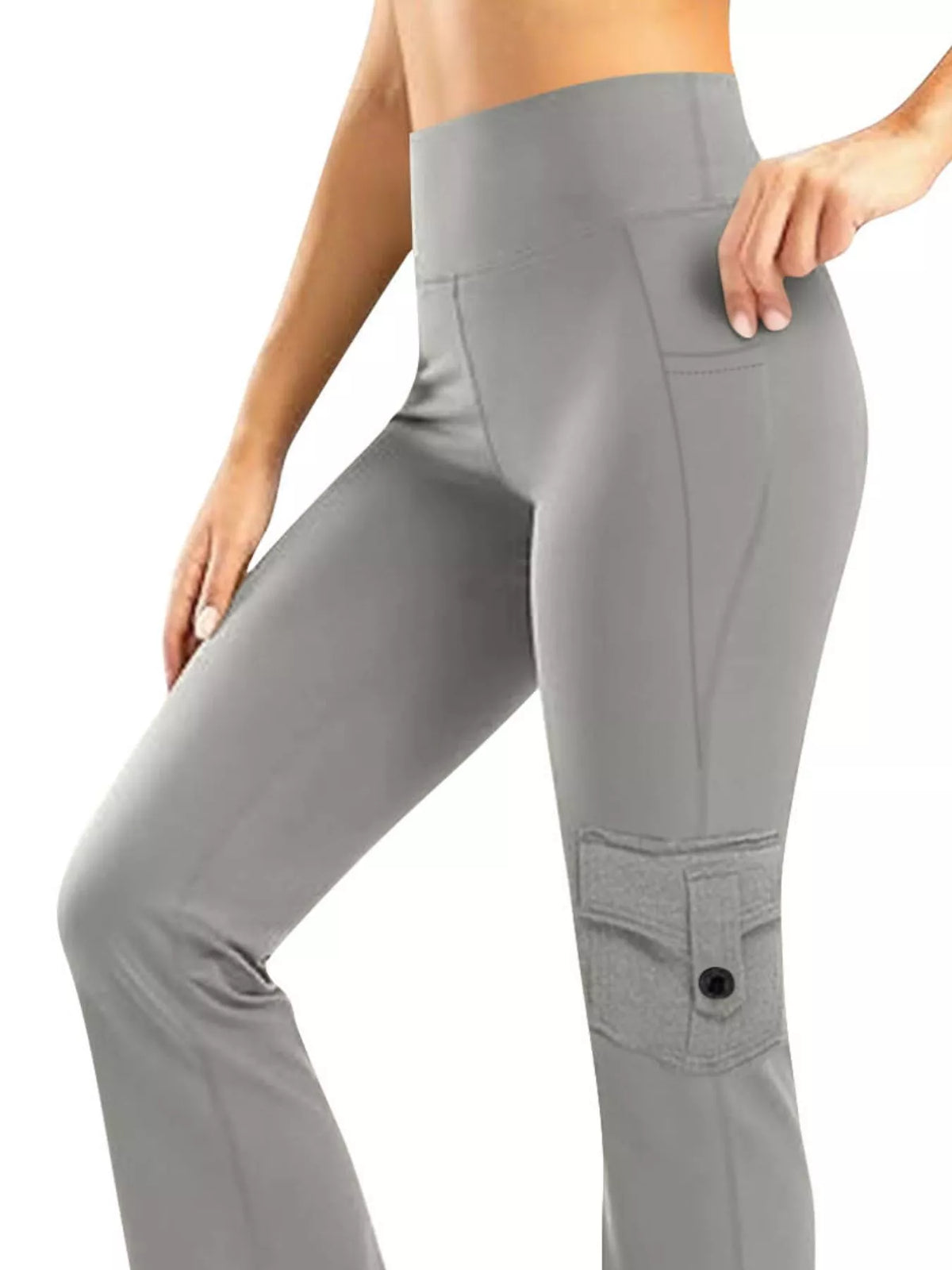 High-Waisted Yoga Pants with Pockets