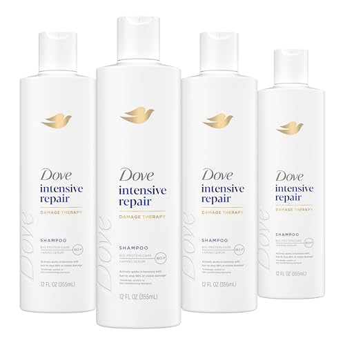 Dove Intensive Repair Shampoo for Damaged Hair & Breakage 12oz 4ct
