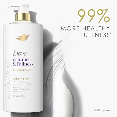 Dove Volume & Fullness Conditioner, Volumizing for Thin Hair + Biotin 28oz