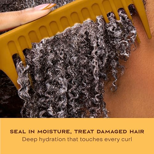 SheaMoisture Raw Shea Butter Deep Moisturizing Hair Masque for Curly Hair Raw Shea Butter Deep Conditioner to Moisturize and Renew Hair 11.5 oz