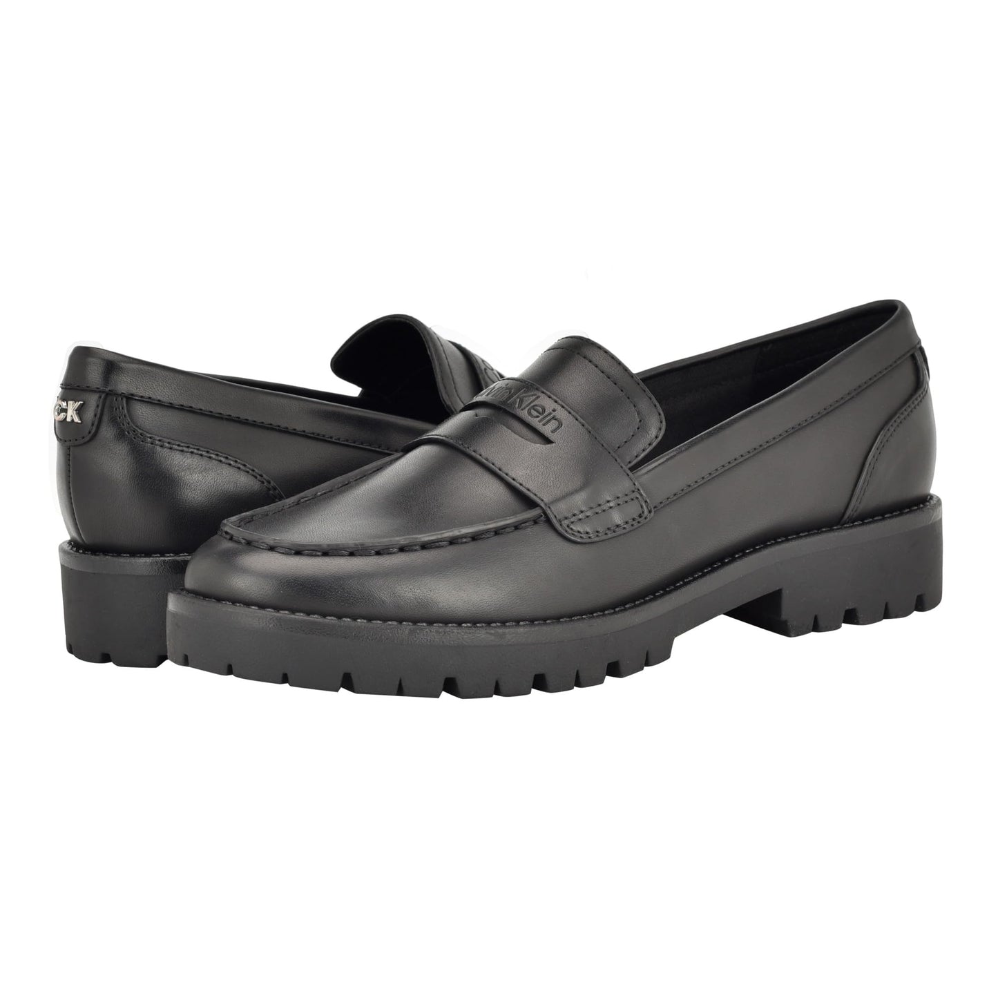 Calvin Klein Women's Frenza Loafer, Black 001, 8