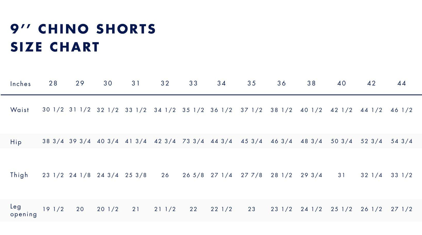 Tommy Hilfiger Men's Casual 9" Stretch Chino Shorts