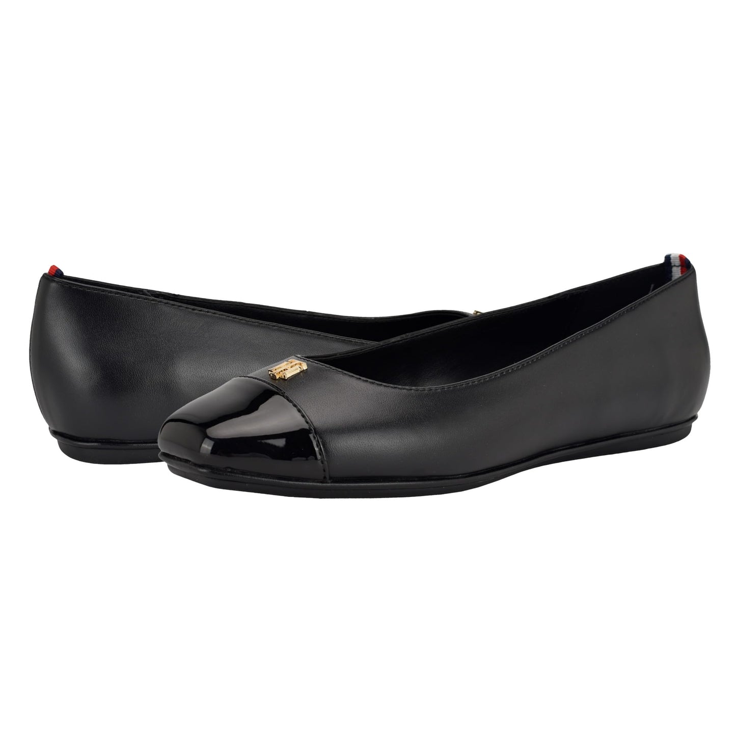Tommy Hilfiger Women's Bekim Flat, Black Multi 002, 5.5
