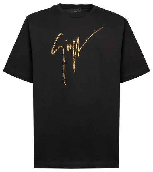 Giuseppe Zanotti, LR-23 T-Shirt, XL, Black/Gold