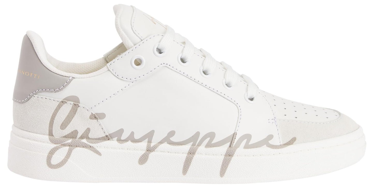 Giuseppe Zanotti, Gz94 Leather Low Top Sneakers, 7, White