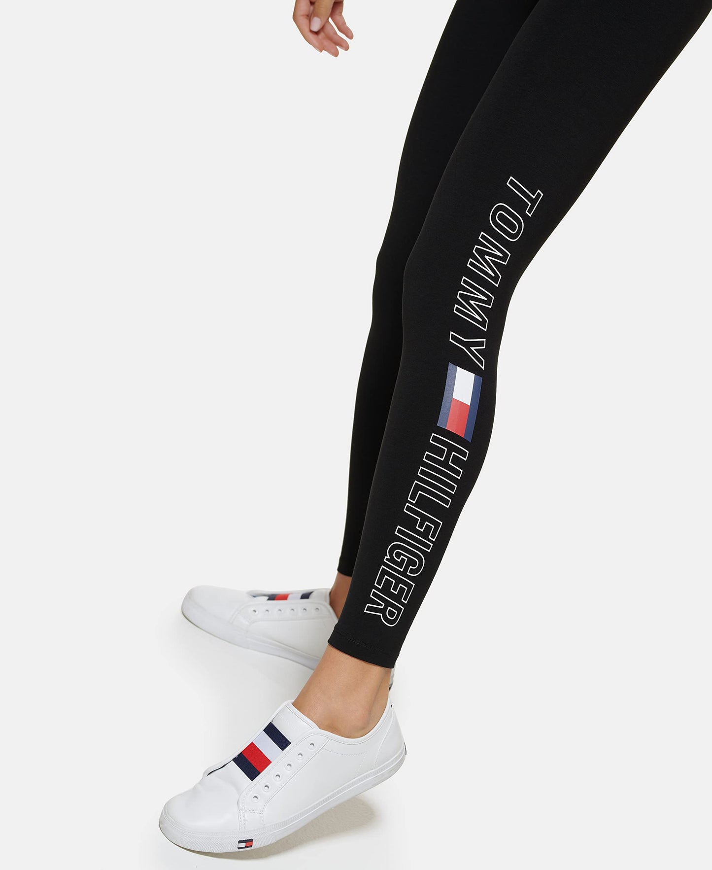 Tommy Hilfiger Women's High Rise Leggings, Deep Blue, Small