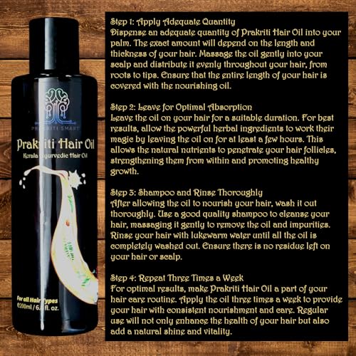 Pakriti Hair Oil - Kerala Ayurvedic hair oil with natural herbs