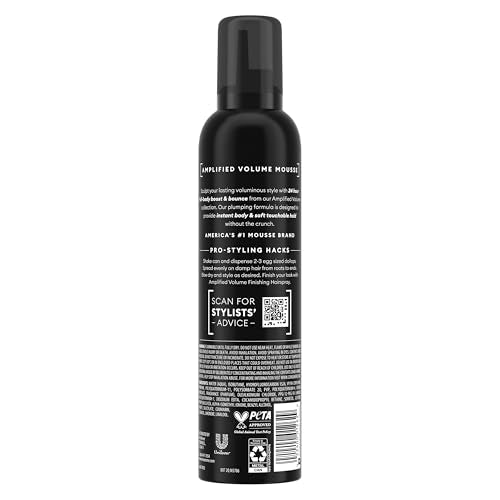 TRESemmé Hair Mousse Amplified Volume for 24H Lift 10.5 Fl Oz