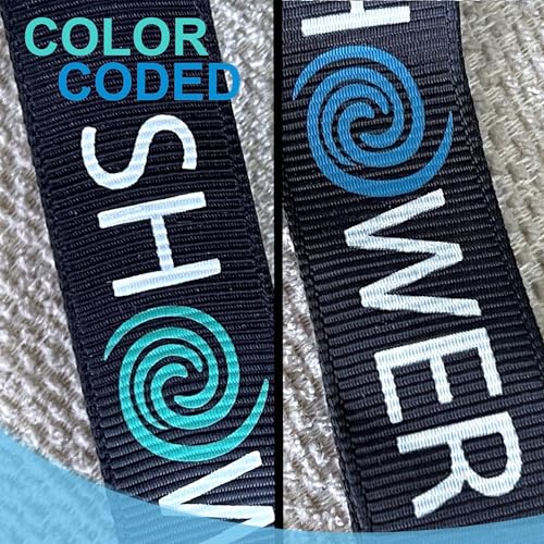 SHOWER BOUQUET Loofah-Charcoal Bath-Sponge XL-Color-4-Pack Extra-Large 75g
